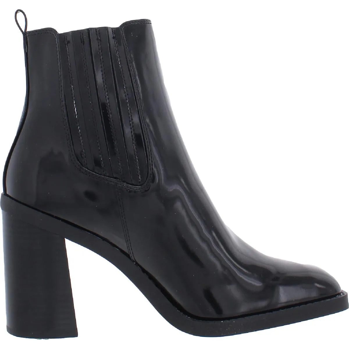Acker Womens Faux Leather Slip On Chelsea Boots