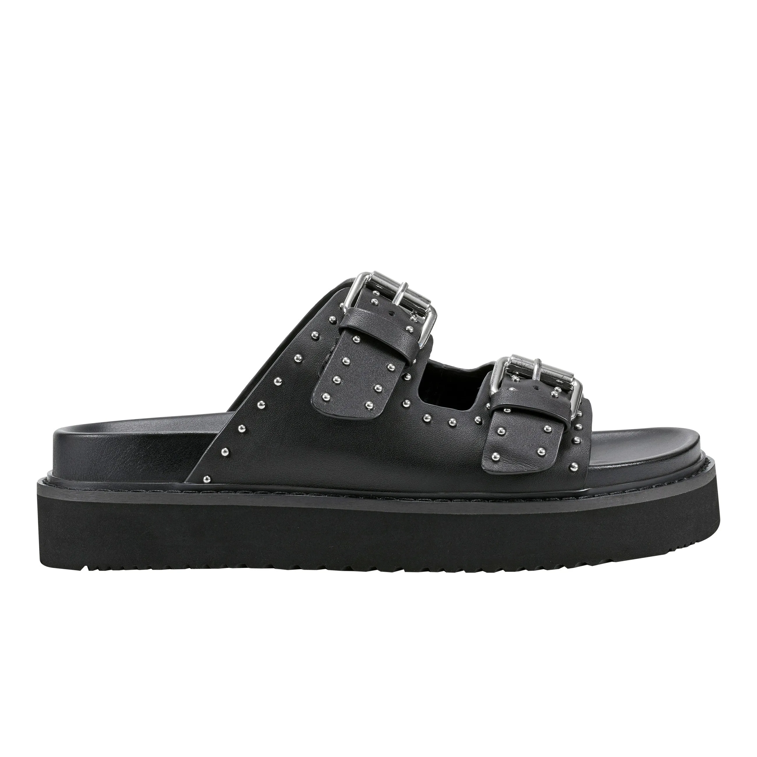 Agusta Studded Slide Sandal -MARC FISHER