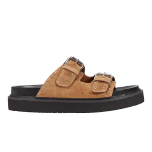 Agusta Studded Slide Sandal -MARC FISHER