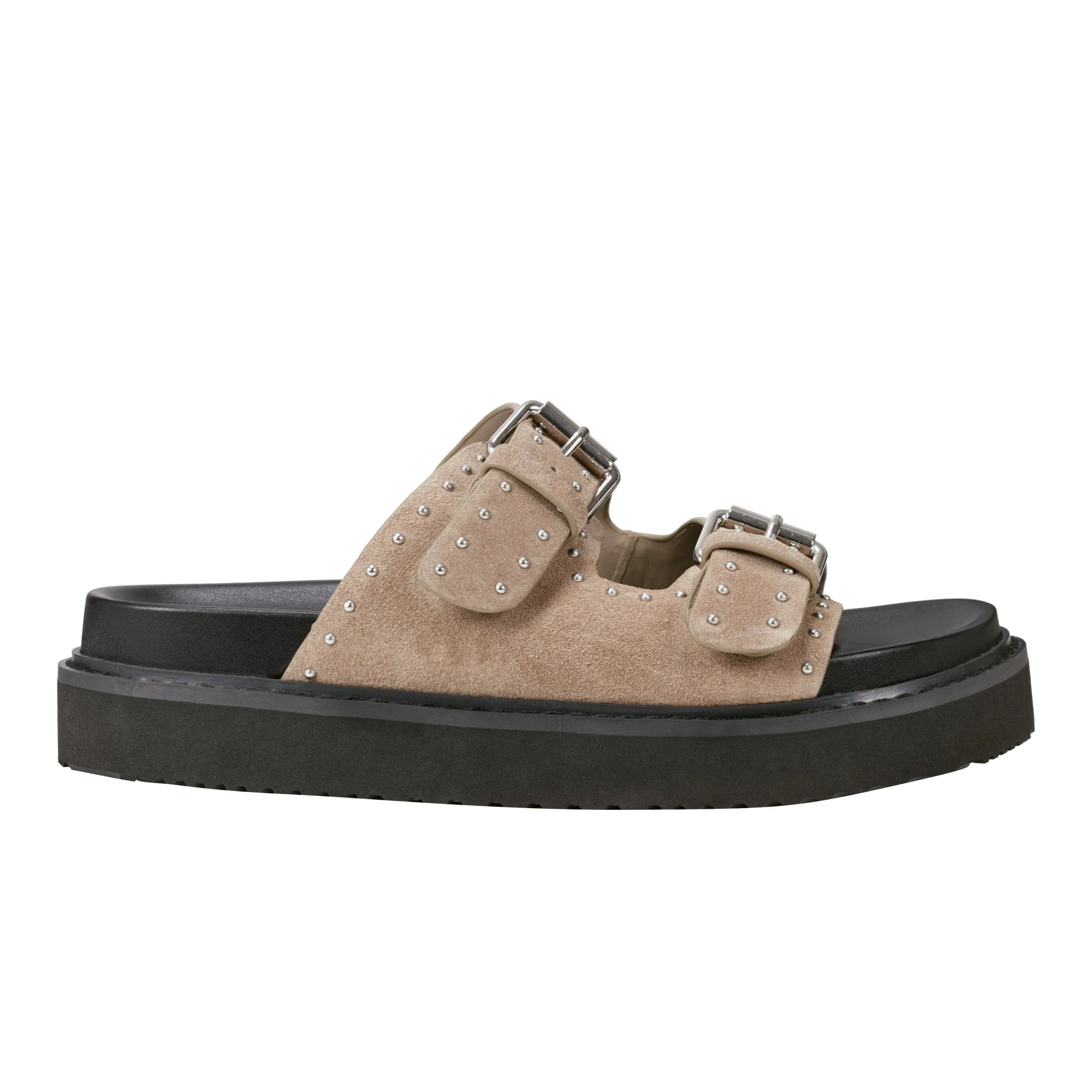 Agusta Studded Slide Sandal -MARC FISHER