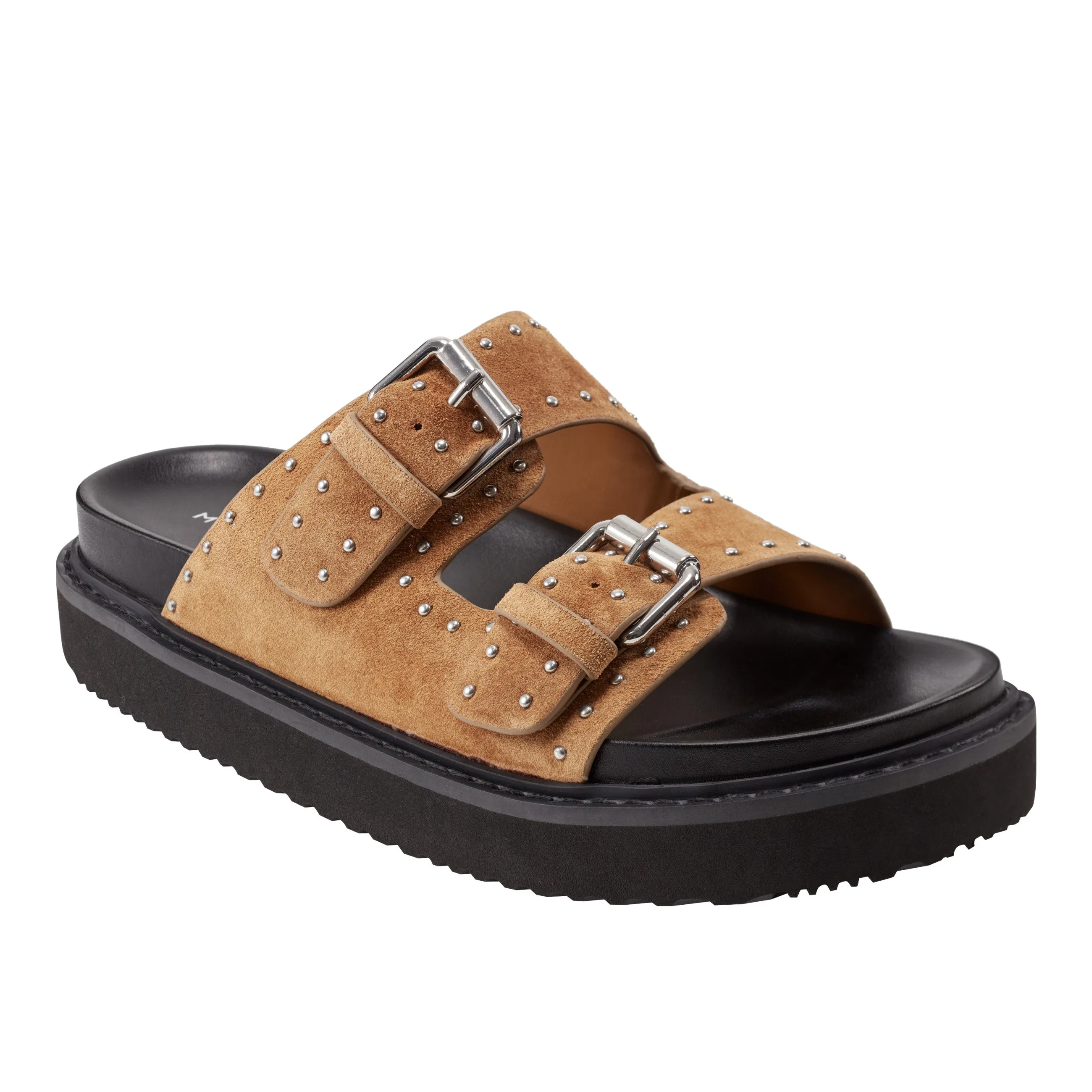 Agusta Studded Slide Sandal -MARC FISHER