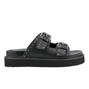 Agusta Studded Slide Sandal -MARC FISHER