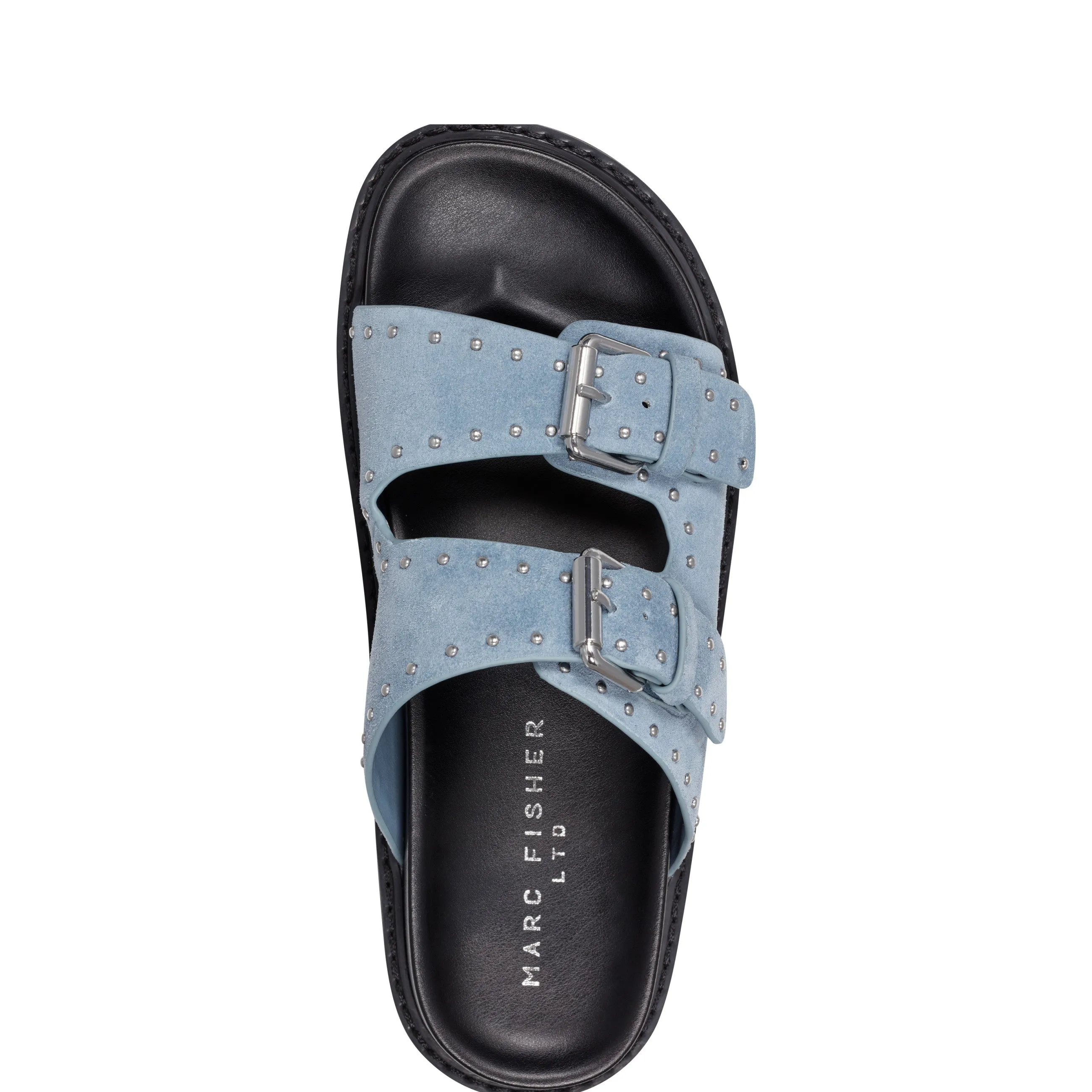 Agusta Studded Slide Sandal -MARC FISHER