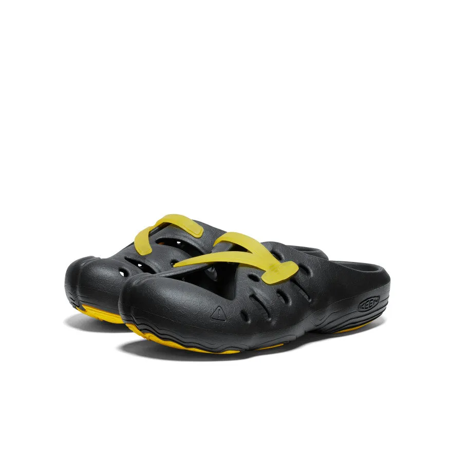 All Gender Yogeez Clog  |  Black/KEEN Yellow KEEN