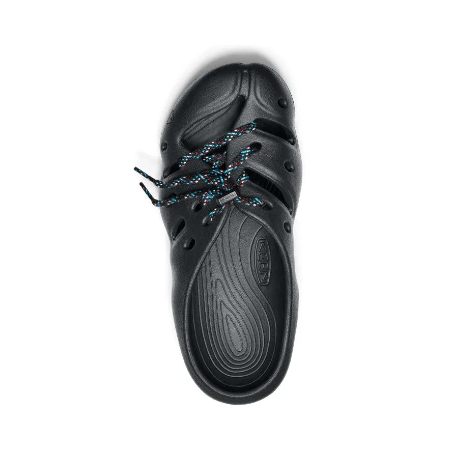 All Gender Yogeez Clog  |  Black/KEEN Yellow KEEN
