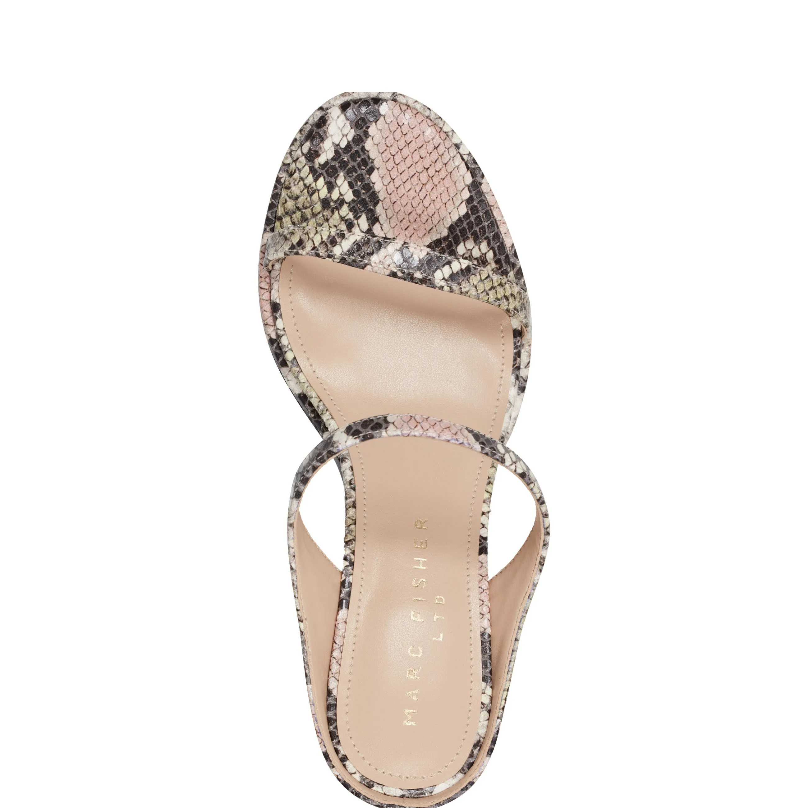 Alonde Heeled Slide Sandal -MARC FISHER