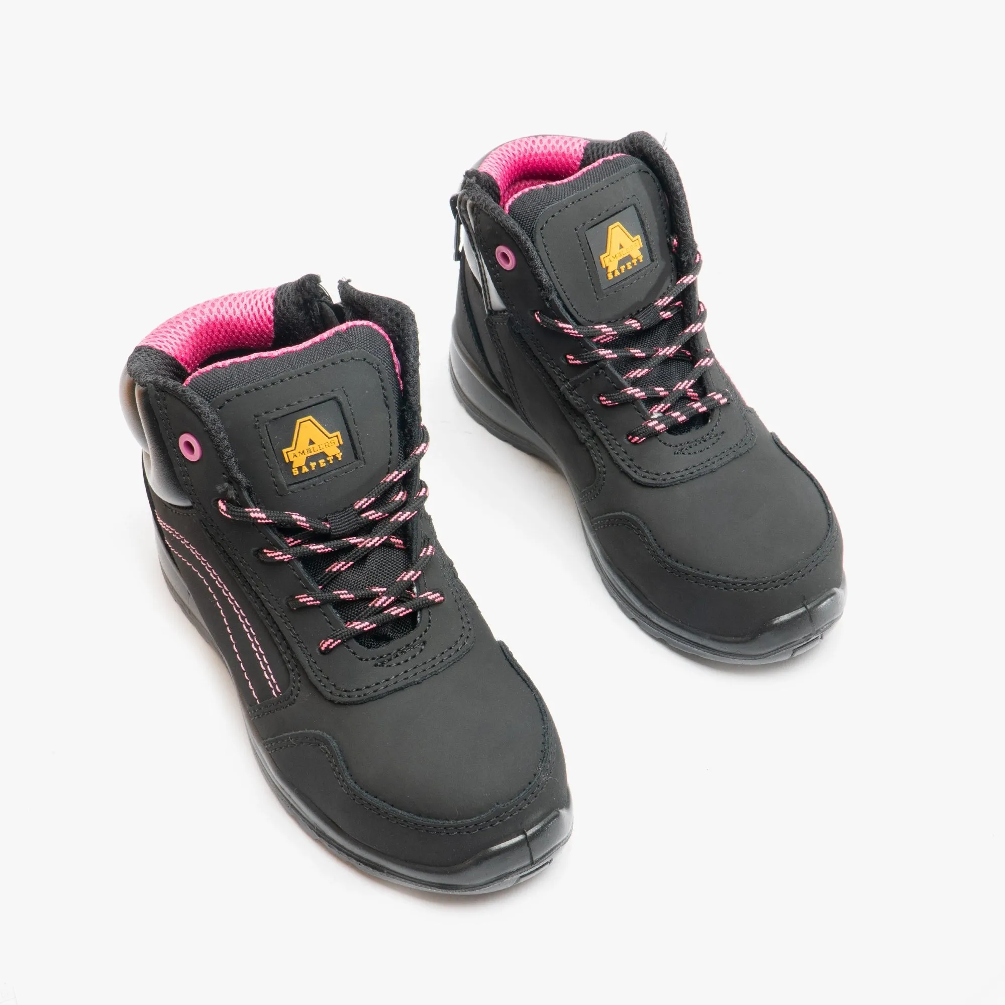 Amblers Safety AS601C LYDIA Womens Leather Safety Boots Black
