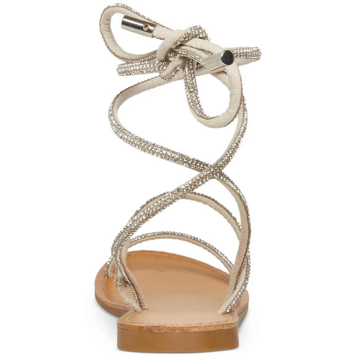 Ariela Womens Rhinestone Ankle Strappy Sandals
