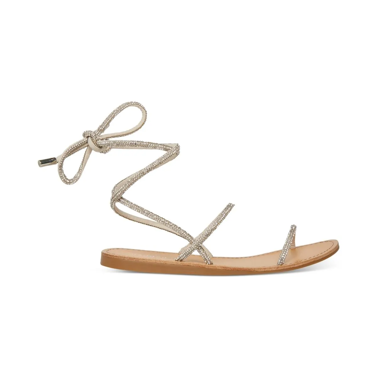 Ariela Womens Rhinestone Ankle Strappy Sandals