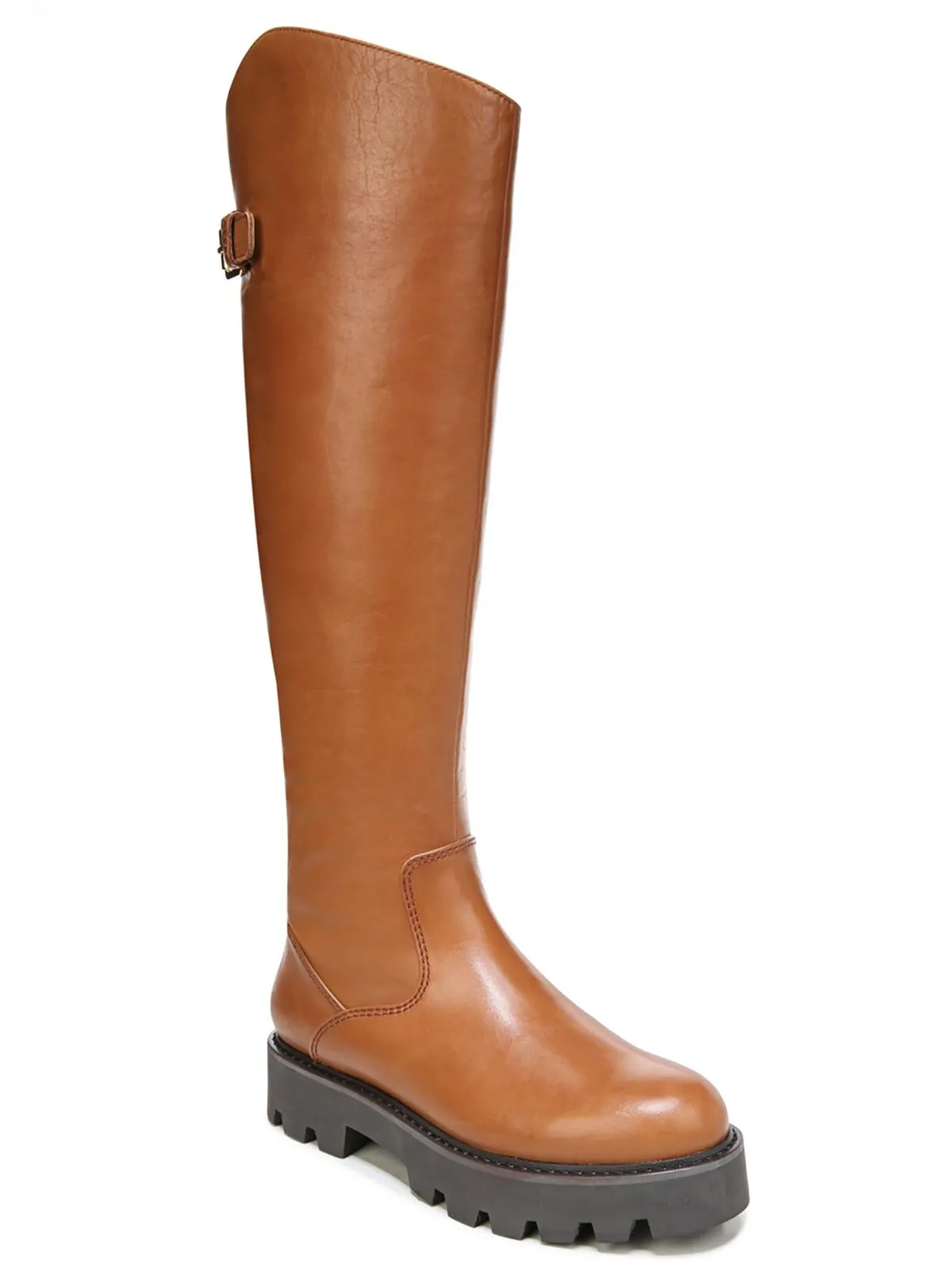 Balin Womens Leather Wide Calf Over-The-Knee Boots