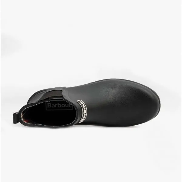 Barbour WILTON Womens Chelsea Wellington Boots Black