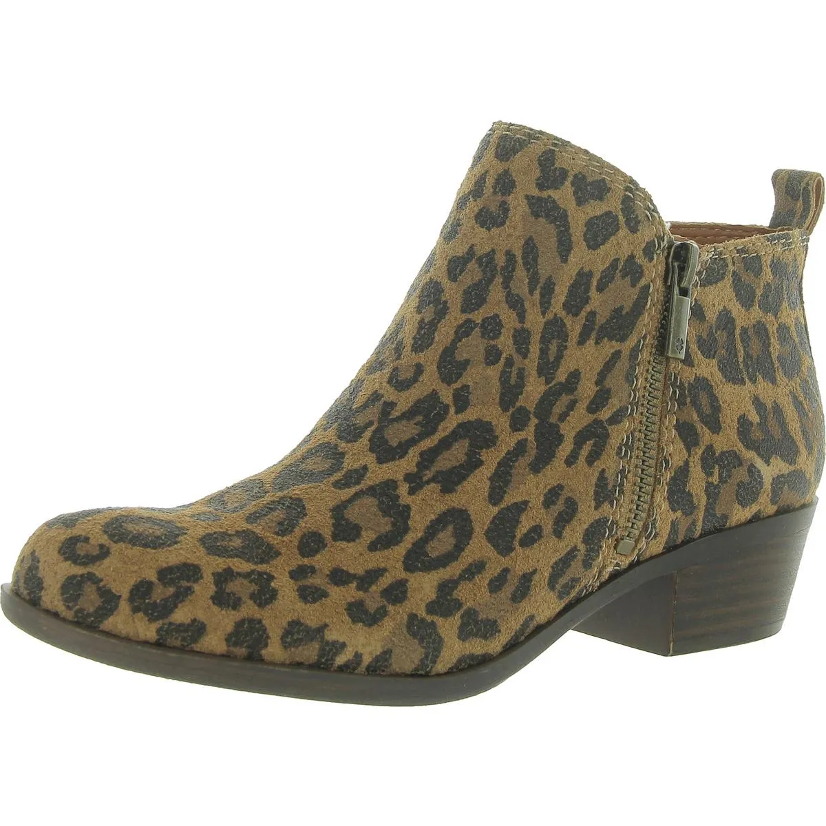 Basel Womens Textured Ankle Boots