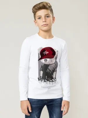 BEAR LONG SLEEVE T SHIRT