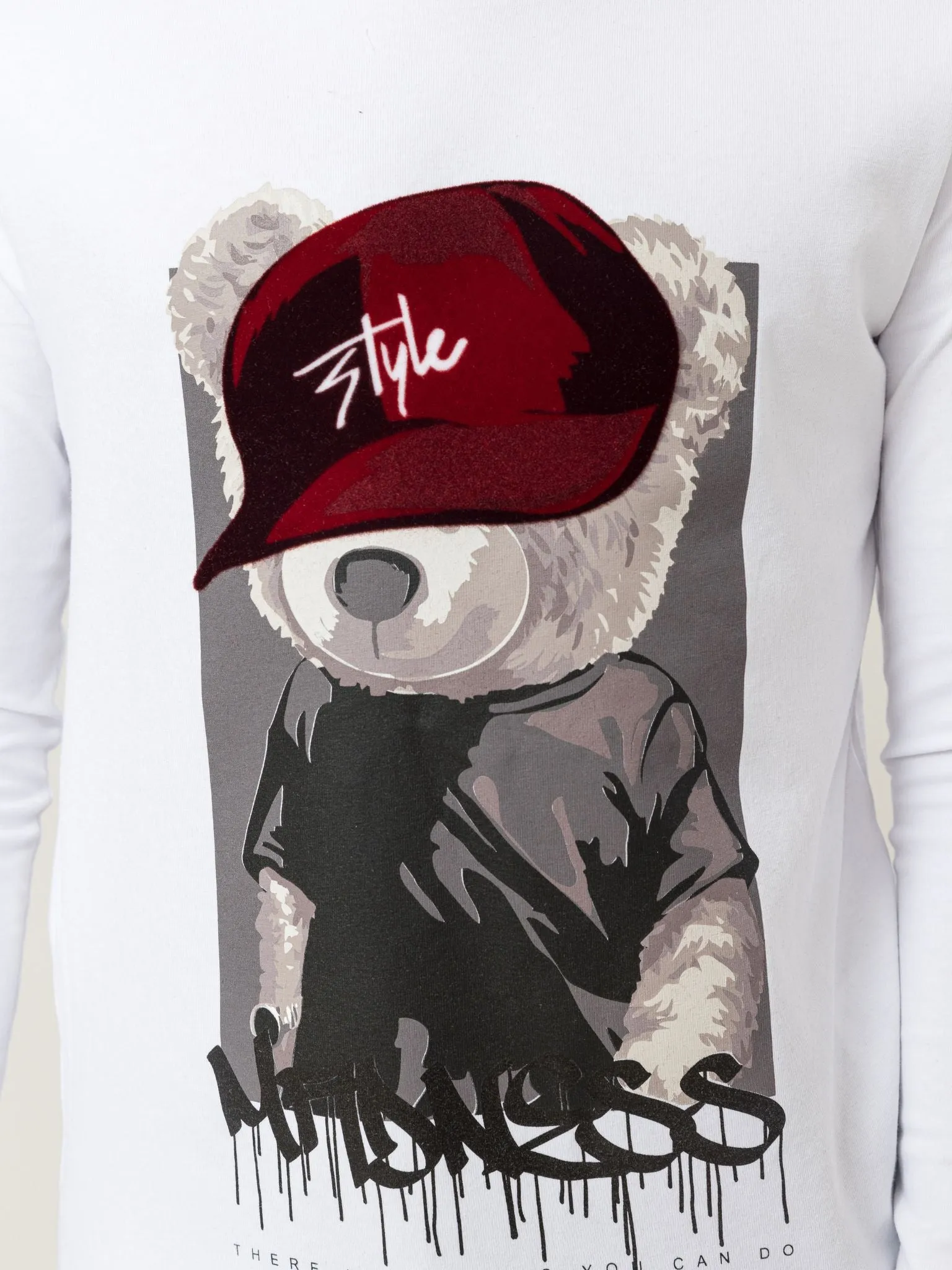 BEAR LONG SLEEVE T SHIRT