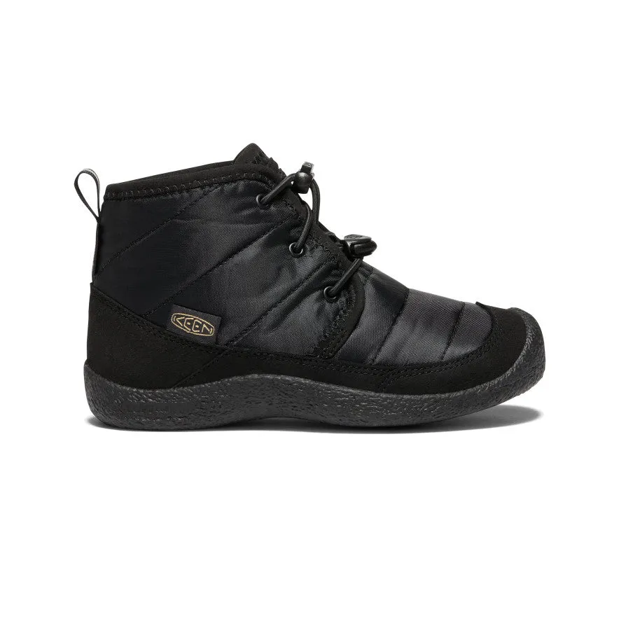 Big Kids' Howser II Waterproof Chukka  |  Black/Black KEEN
