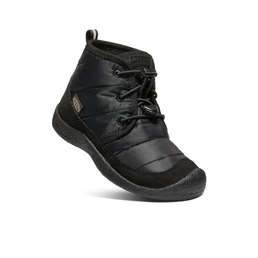 Big Kids' Howser II Waterproof Chukka  |  Black/Black KEEN