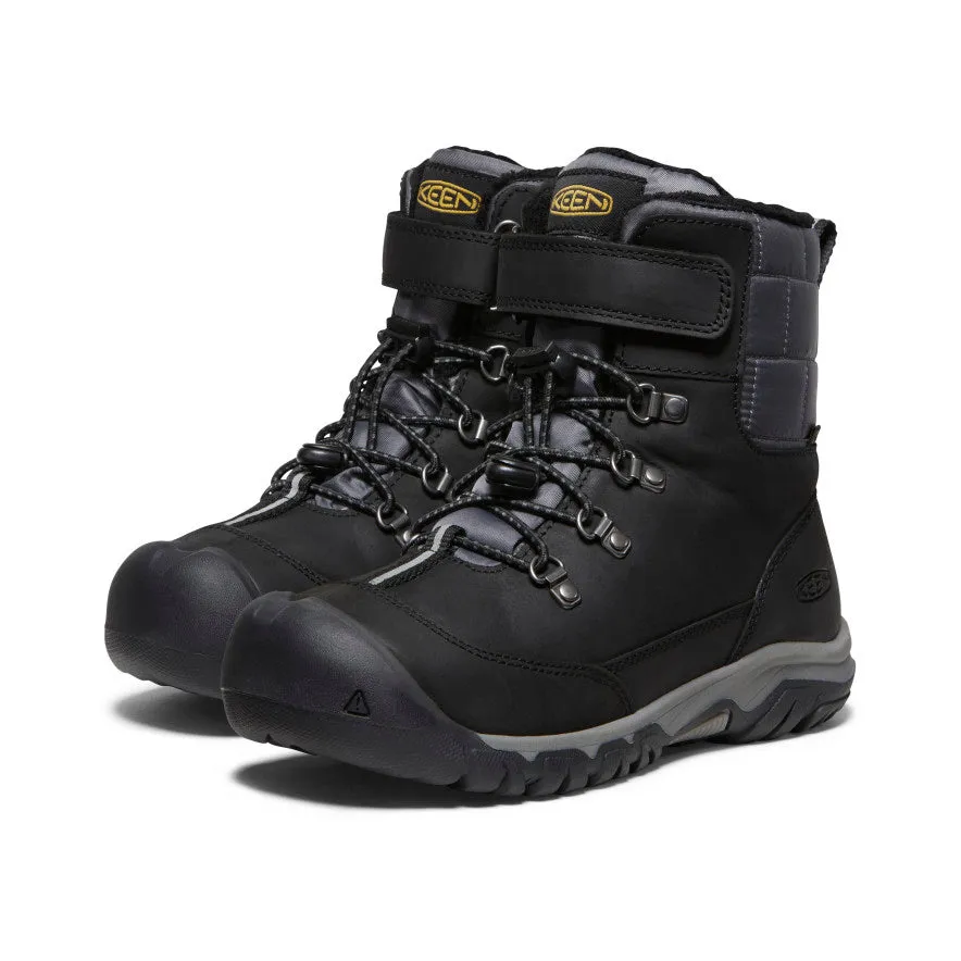 Big Kids' Kanibou Waterproof Winter Boot  |  Black/Magnet KEEN