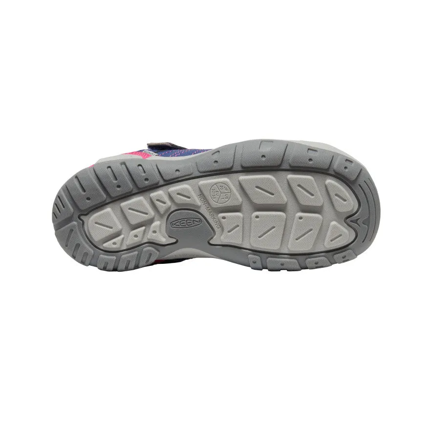 Big Kids' Knotch Peak Sneaker  |  Blue Depths/Pink Peacock KEEN