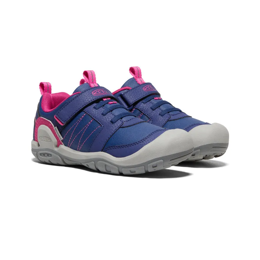 Big Kids' Knotch Peak Sneaker  |  Blue Depths/Pink Peacock KEEN