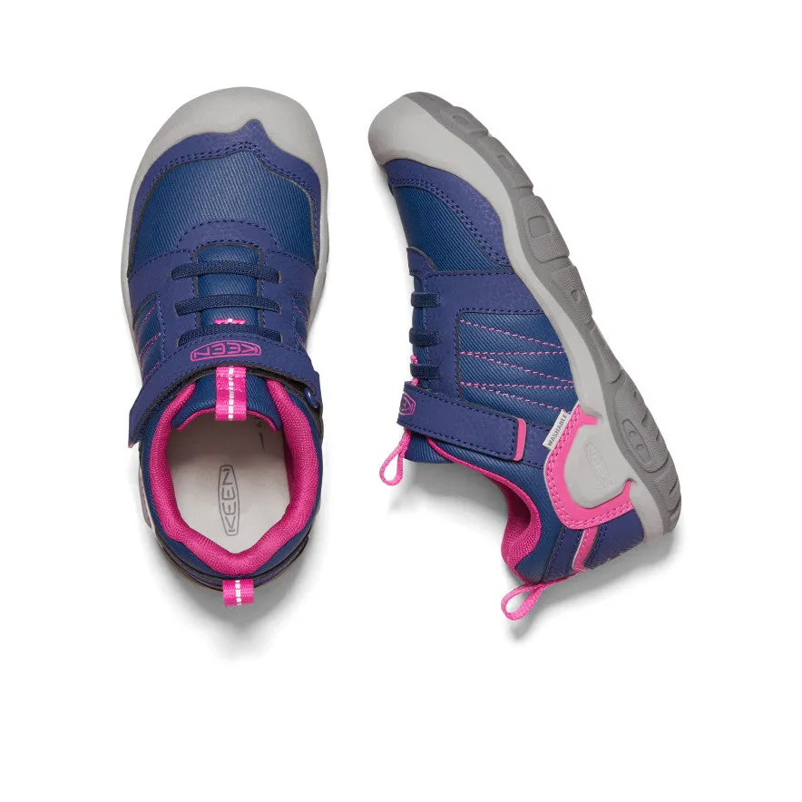 Big Kids' Knotch Peak Sneaker  |  Blue Depths/Pink Peacock KEEN