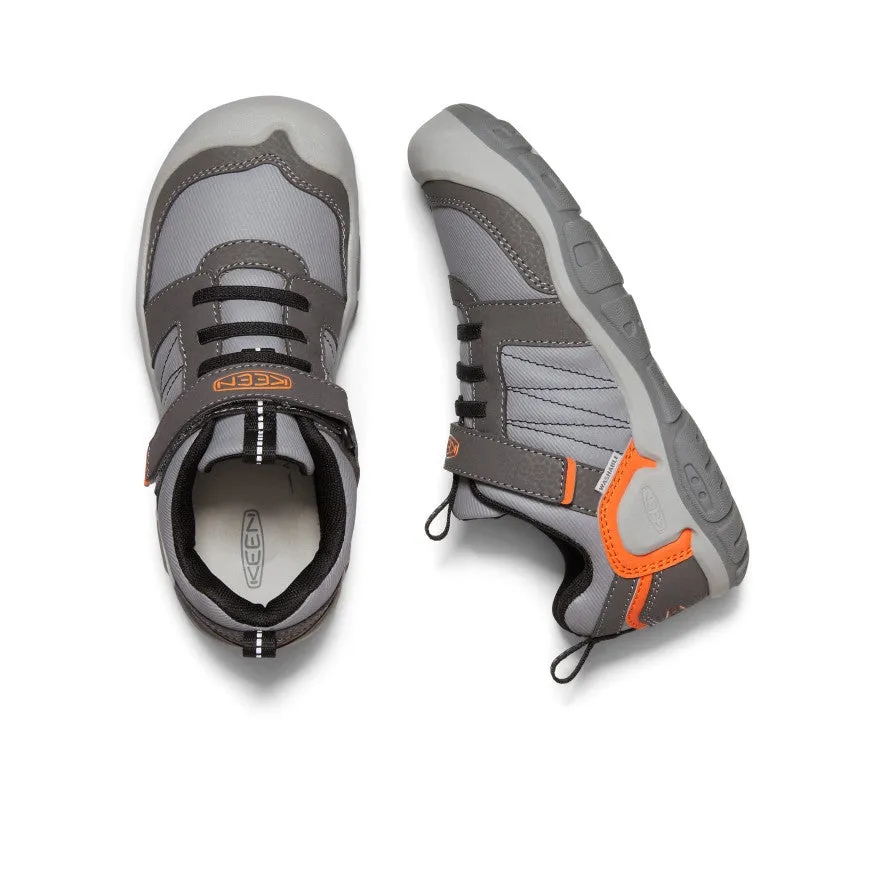 Big Kids' Knotch Peak Sneaker  |  Magnet/Safety Orange KEEN