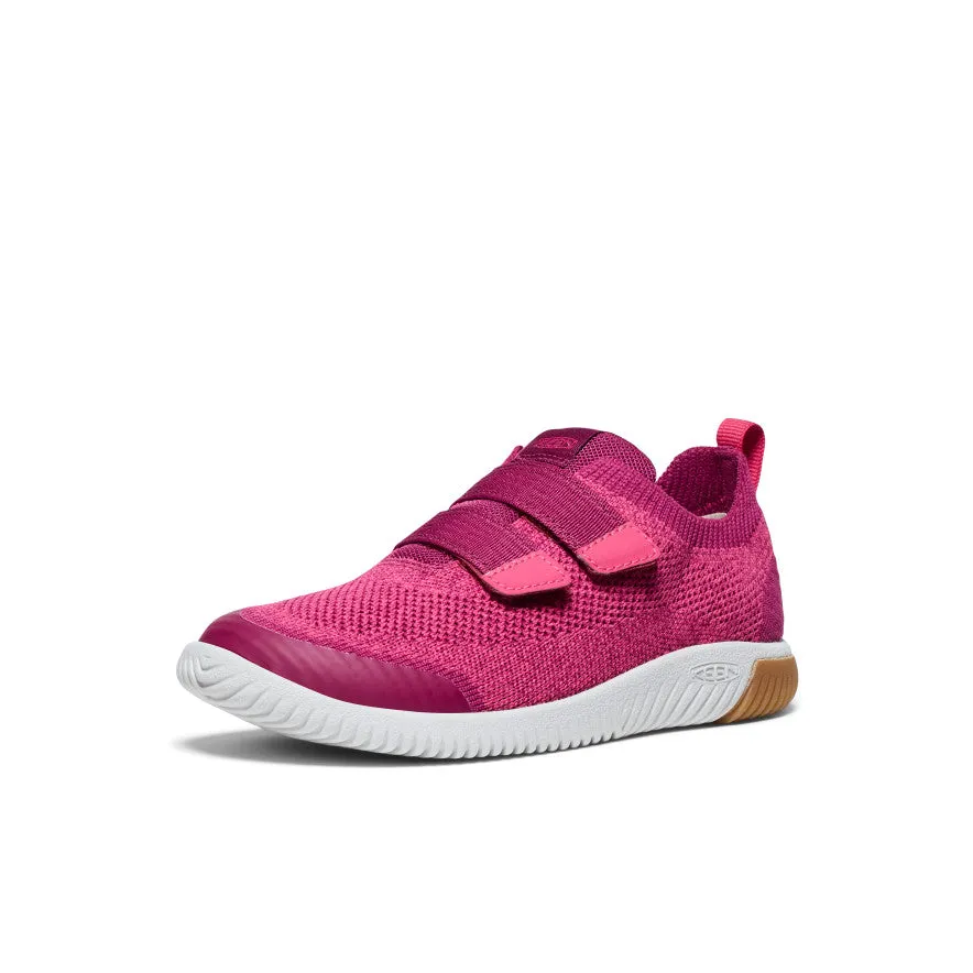 Big Kids' KNX Knit Double Strap  |  Beaujolais/Raspberry KEEN