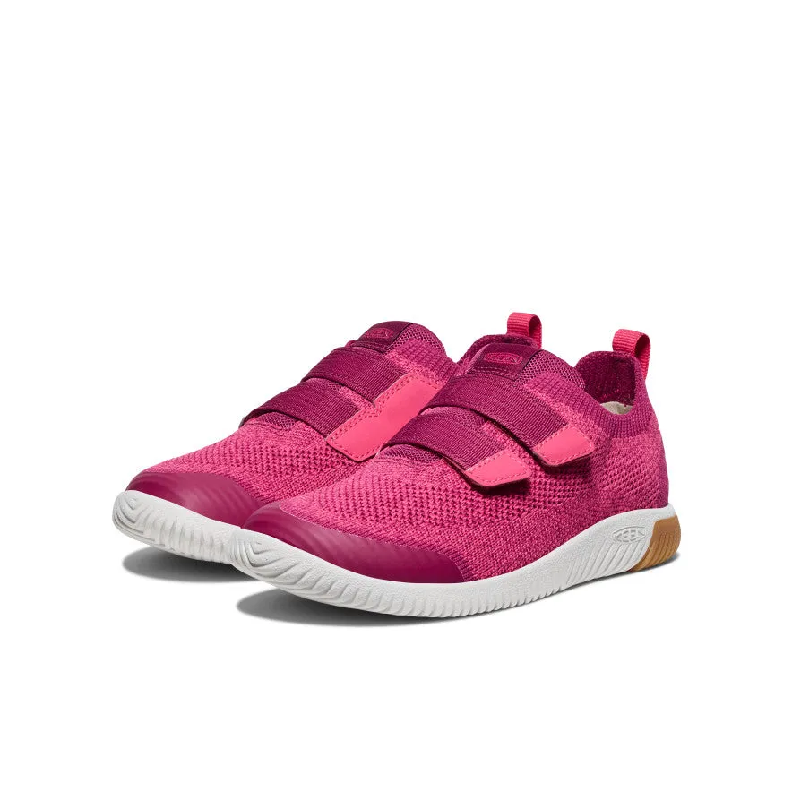 Big Kids' KNX Knit Double Strap  |  Beaujolais/Raspberry KEEN