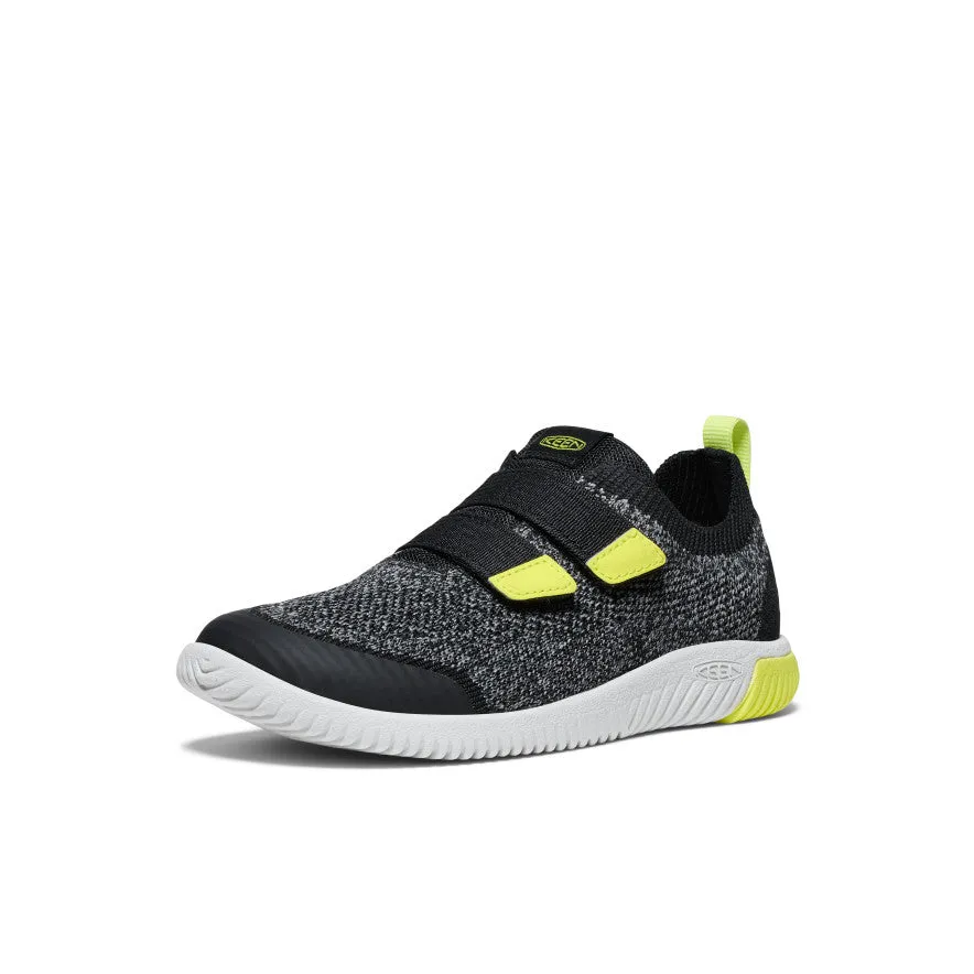 Big Kids' KNX Knit Double Strap  |  Black/Evening Primrose KEEN