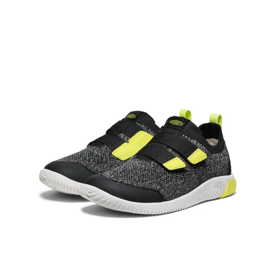 Big Kids' KNX Knit Double Strap  |  Black/Evening Primrose KEEN
