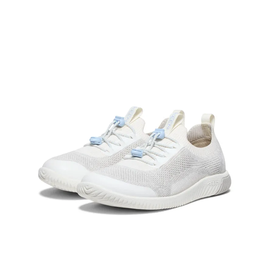 Big Kids' KNX Knit Sneaker  |  Star White/Skyway KEEN