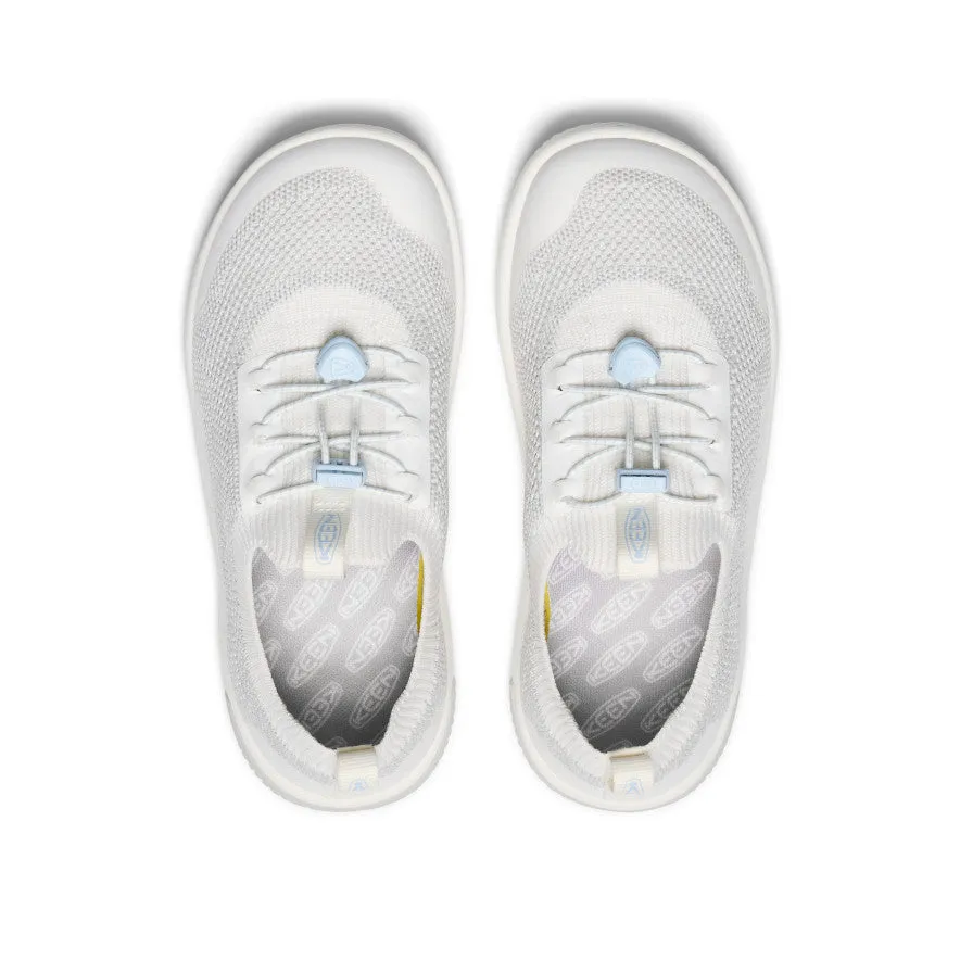 Big Kids' KNX Knit Sneaker  |  Star White/Skyway KEEN