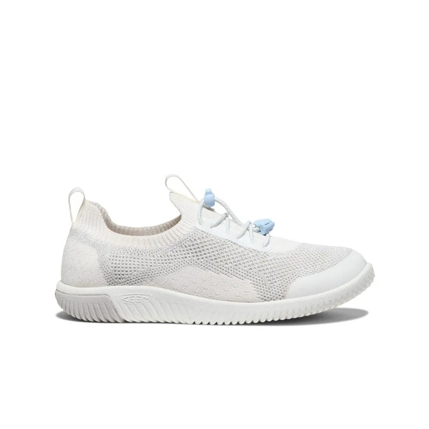 Big Kids' KNX Knit Sneaker  |  Star White/Skyway KEEN