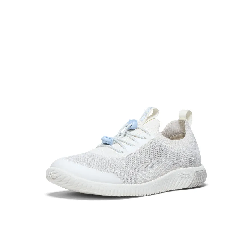 Big Kids' KNX Knit Sneaker  |  Star White/Skyway KEEN