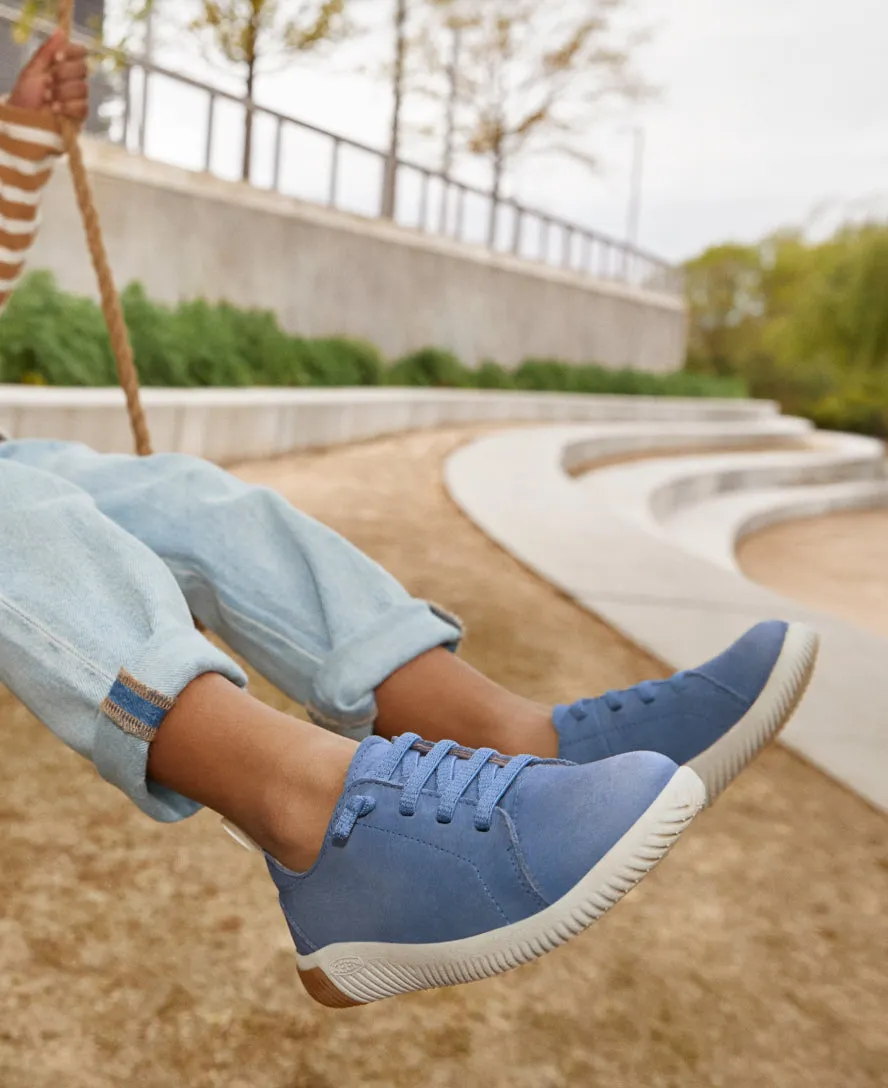 Big Kids' KNX Leather Sneaker  |  Coronet Blue/Vapor KEEN