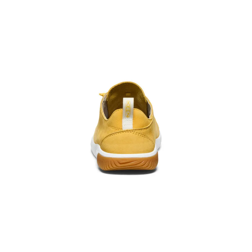 Big Kids' KNX Leather Sneaker  |  Daffodil/Star White KEEN