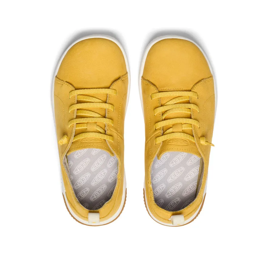 Big Kids' KNX Leather Sneaker  |  Daffodil/Star White KEEN
