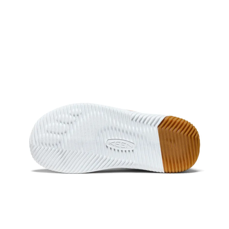 Big Kids' KNX Leather Sneaker  |  Gold Flame/Star White KEEN