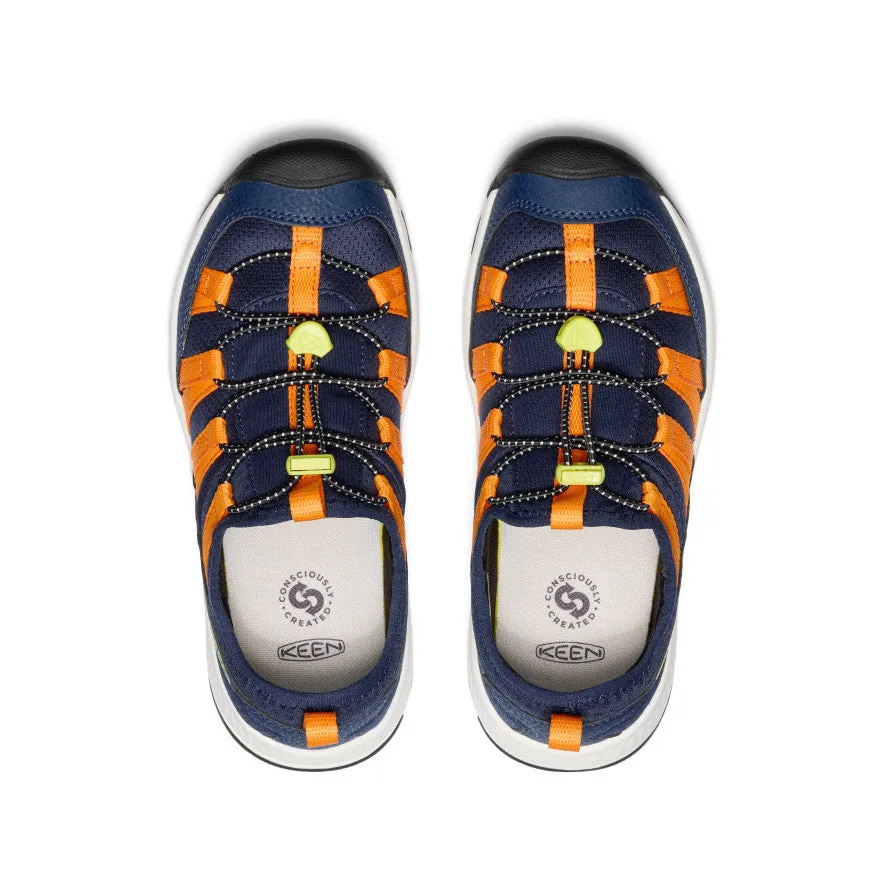 Big Kids' Motozoa Sneaker  |  Naval Academy/Bright Marigold KEEN