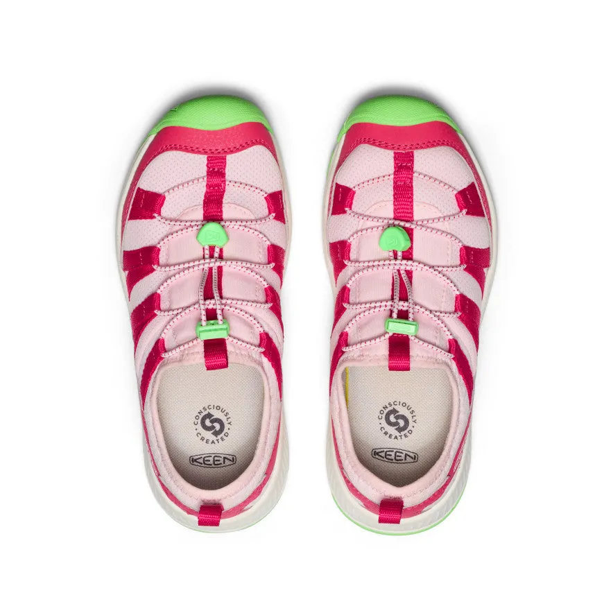 Big Kids' Motozoa Sneaker  |  Raspberry/Summer Green KEEN