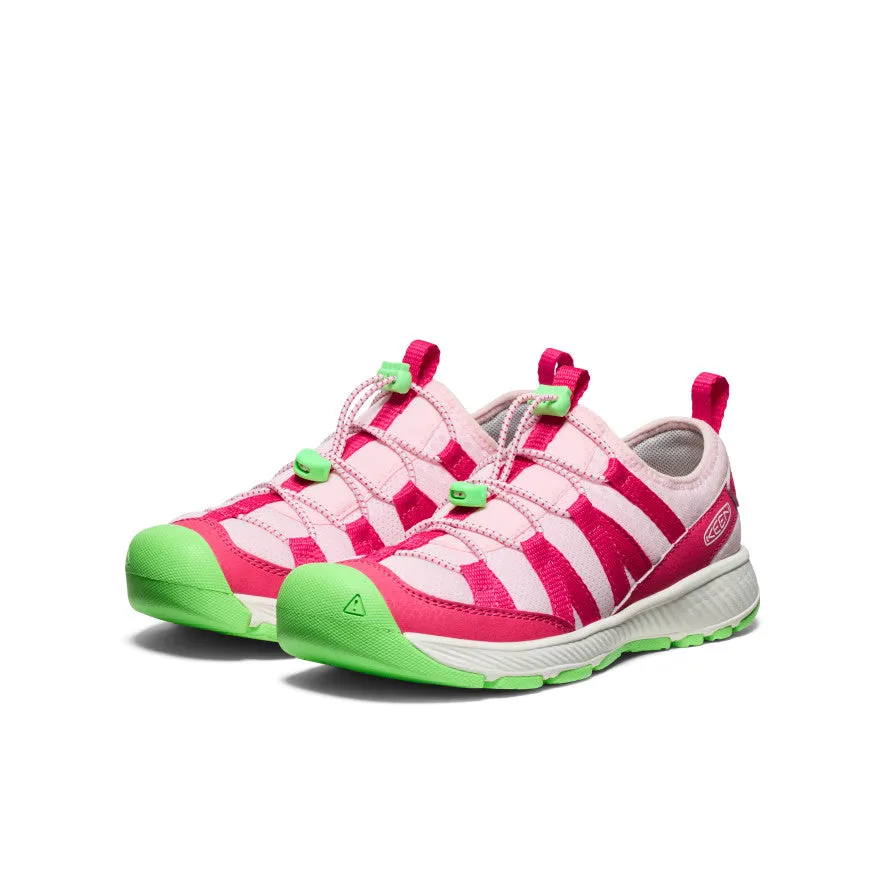 Big Kids' Motozoa Sneaker  |  Raspberry/Summer Green KEEN