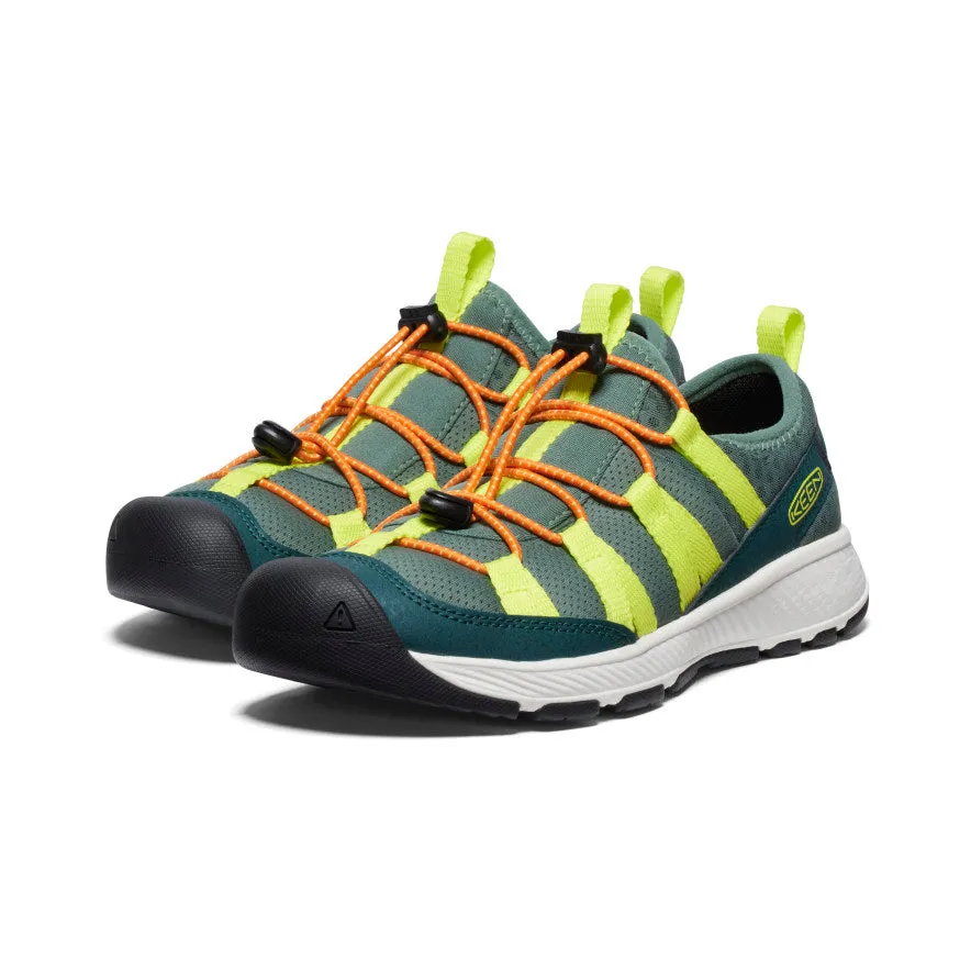 Big Kids' Motozoa Sneaker  |  Sea Moss/Scarlet Ibis KEEN