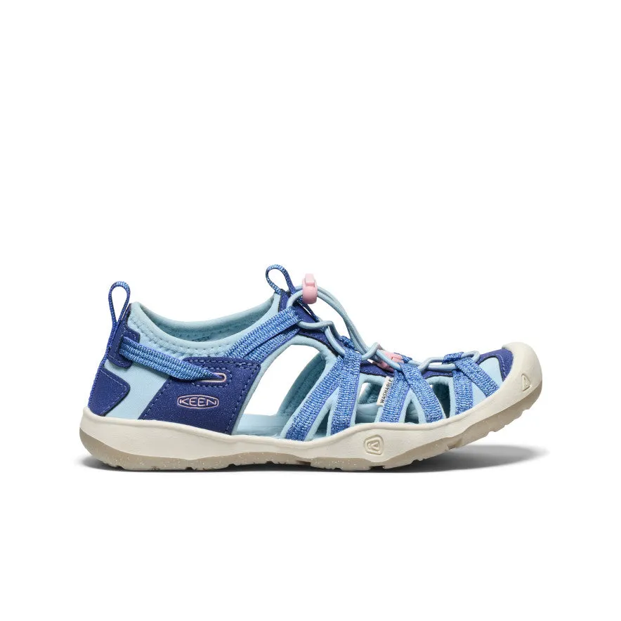 Big Kids' Moxie Sandal  |  Skipper Blue/Giggle Pink KEEN