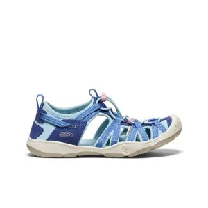 Big Kids' Moxie Sandal  |  Skipper Blue/Giggle Pink KEEN