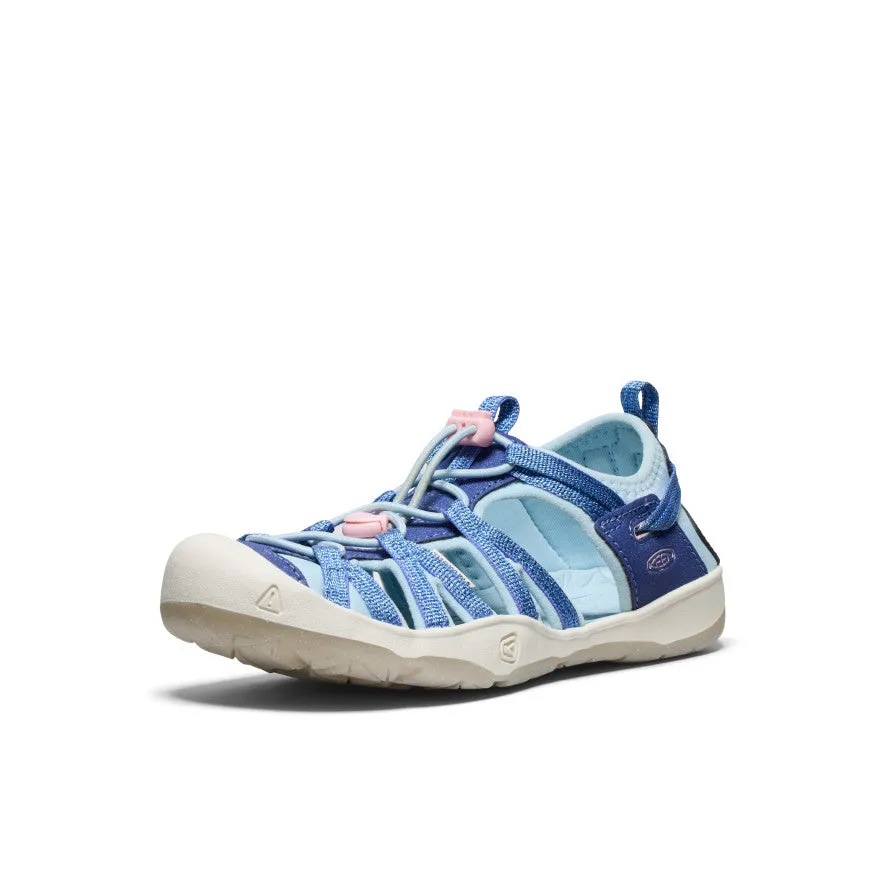 Big Kids' Moxie Sandal  |  Skipper Blue/Giggle Pink KEEN