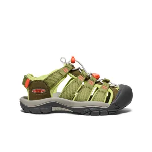 Big Kids' Newport Boundless Sandal  |  Dark Olive/Scarlet Ibis KEEN