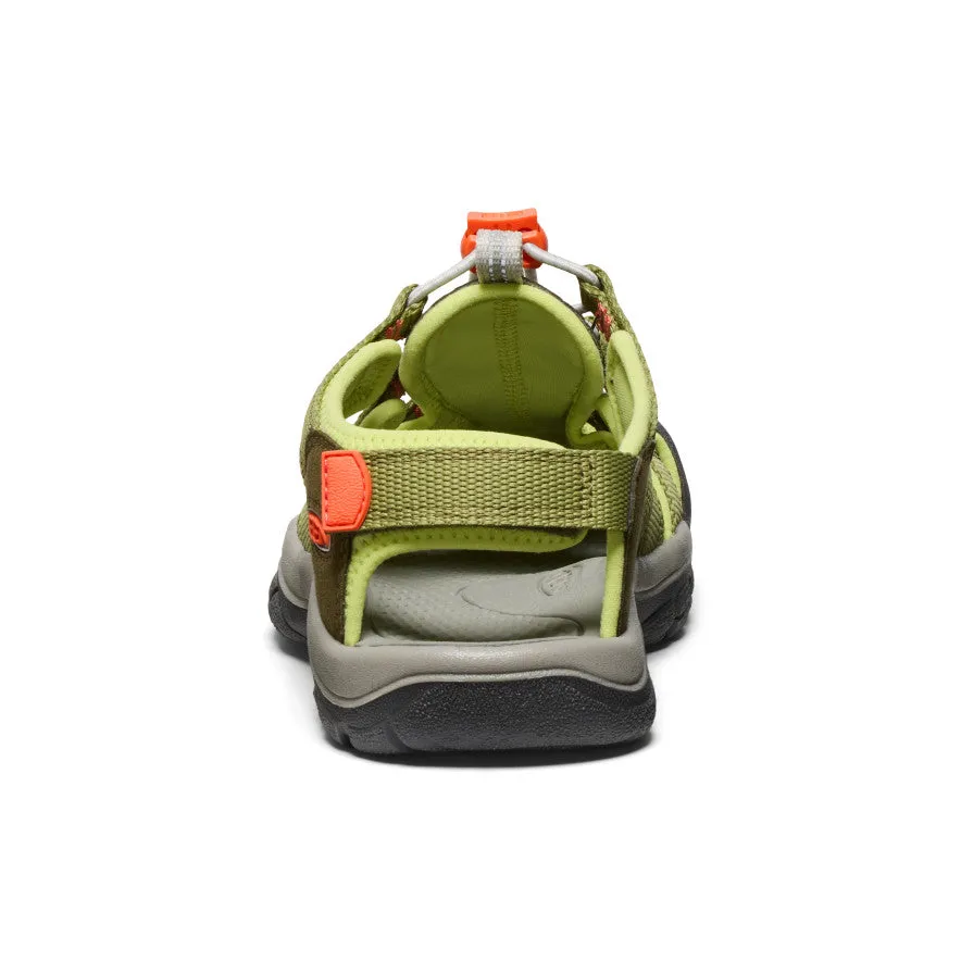 Big Kids' Newport Boundless Sandal  |  Dark Olive/Scarlet Ibis KEEN