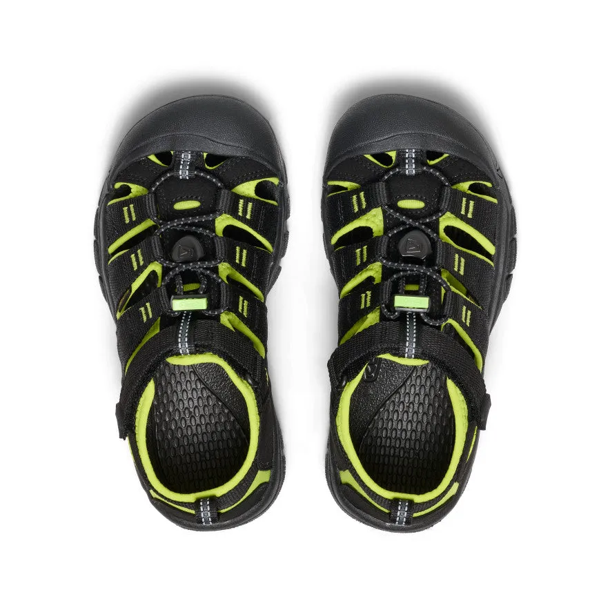 Big Kids' Newport H2  |  Black/Lime Green KEEN
