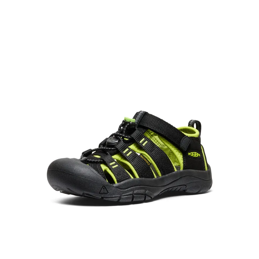 Big Kids' Newport H2  |  Black/Lime Green KEEN