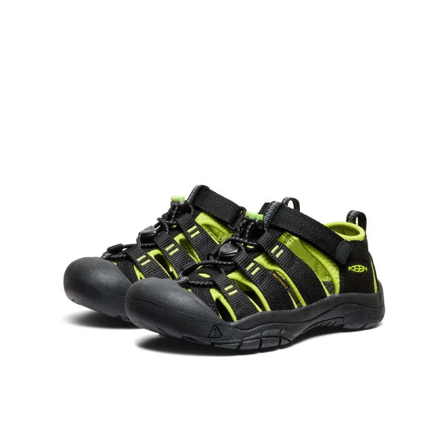 Big Kids' Newport H2  |  Black/Lime Green KEEN
