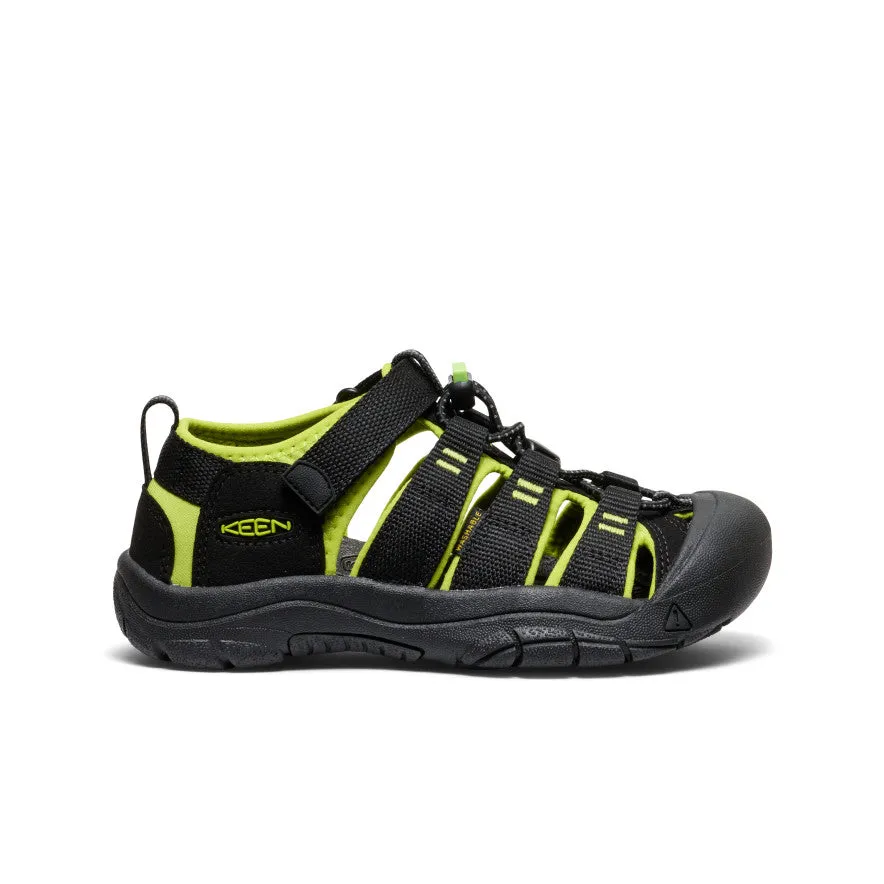 Big Kids' Newport H2  |  Black/Lime Green KEEN
